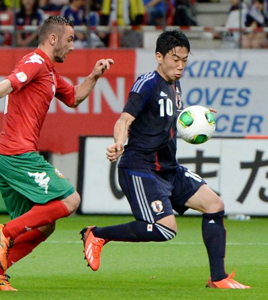Shinjii Kagawa, 24 anni, 16 gol in 49 apparizioni con la maglia del Giappone